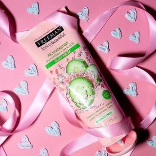 Freeman Beauty - Rejuvenating Cucumber + Pink Salt Clay Mask 6oz / 175ml
