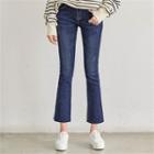 Pile Lined Boot-cut Jeans