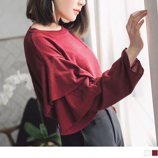 Ruffled Sleeve Top