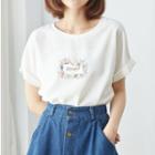 Printed Short-sleeve T-shirt Off-white - One Size