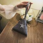 Chained Triangle Shoulder Bag