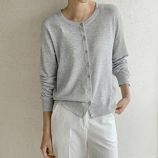 Basic Drop-shoulder Cardigan