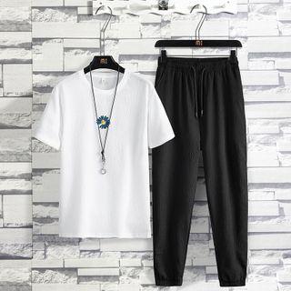 Short-sleeve T-shirt / Shorts / Harem Pants / Set