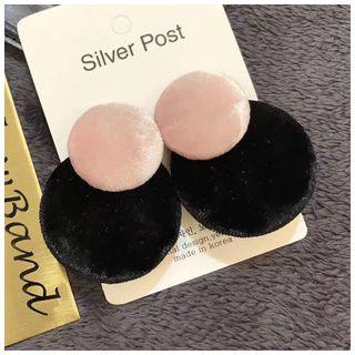 Velvet Disc Earring