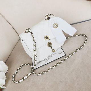 Quilted Chain Strap Cross Bag