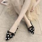 Dotted Pointy Sandals