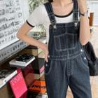 Classic Denim Overall Pants Dark Blue - One Size