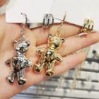 Non-matching Bear Dangle Earring