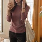 Round-neck Woolen Top