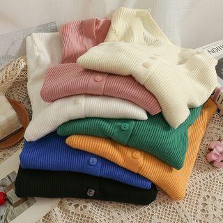 Ribbed Light Knit Cardigan In 7 Colors