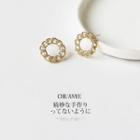 Geometry Stud Earring 101 - 1 Pair - Gold - One Size