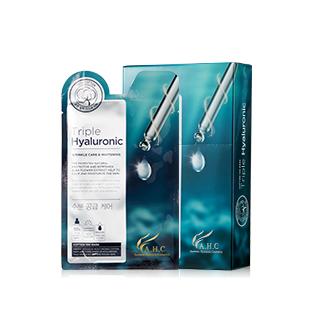 A.h.c - Cotton 100 Mask Triple Hyaluronic 10pcs 25ml X 10pcs