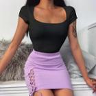 Short-sleeve Square T-shirt