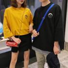 Smiley Face 3/4 Sleeve T-shirt