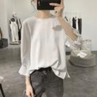 3/4 Sleeve Cuffed T-shirt