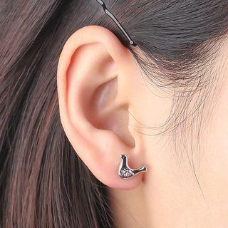 Austrian Crystal Pigeon Stud Earring