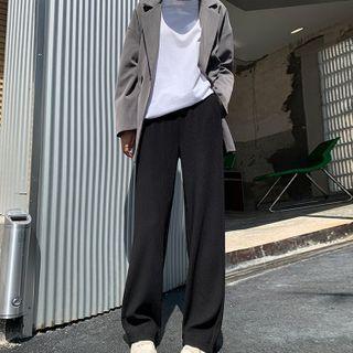 Knit Straight Leg Pants (various Designs)
