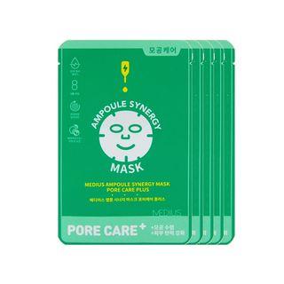 Medius - Mini Ampoule Synergy Mask Set 5pcs (5 Types) Pore Care Plus