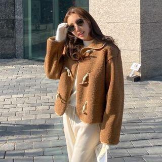 Piped Toggle-button Dumble Jacket