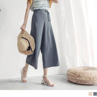 Contract Wait Wide Leg Pants