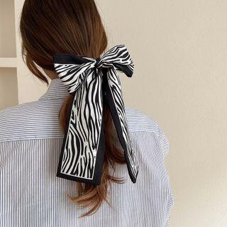 Bow Lettering Hair Tie
