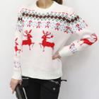 Nordic Pattern Christmas Sweater