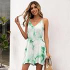 Spaghetti Strap Tie Dye Romper