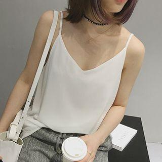 Plain Chiffon Camisole Top