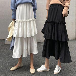 Tiered Mid Skirt