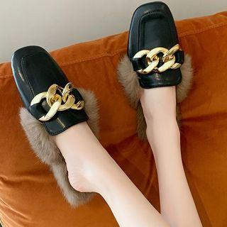 Fluffy Chained Mules