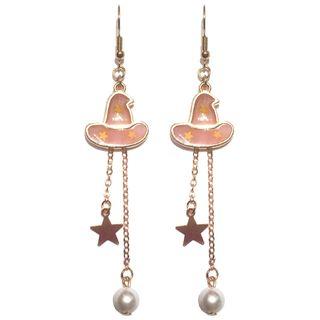 Hat Drop Earring / Clip-on Earring