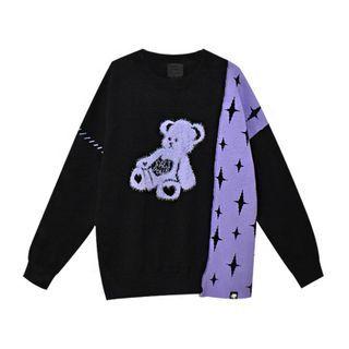 Bear Sweater Black - One Size