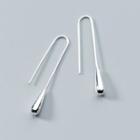 925 Sterling Silver Drop Earring 1 Pair - Silver - One Size
