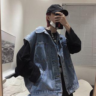 Denim Oversize Vest