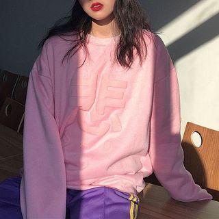 Print Fleeced Sweatshirt