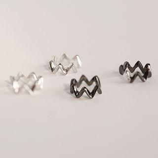 Curve Ear Cuff 1 Pair - As Shown In Figure - One Size