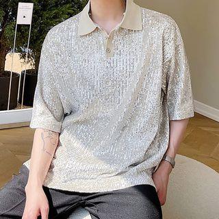 Sequin Short Sleeve T-shirt