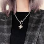 Cross Pendant Necklace As Shown In Figure - One Size