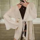 Wide-sleeve Beach Cover-up