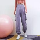 Drawstring High-waist Sweatpants