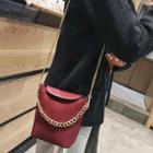 Chain Detail Mini Bucket Bag