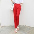 Semi High-waist Dress Pants