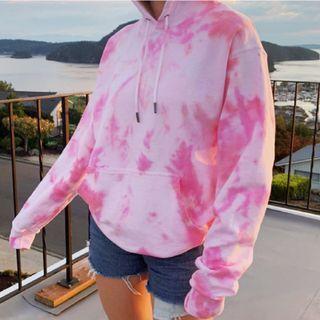 Tie Dye Loose Fit Hoodie