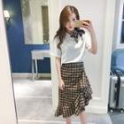Set: Mermaid Skirt + Short-sleeve T-shirt