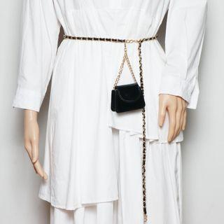 Beaded Waist Chain Belt Bag