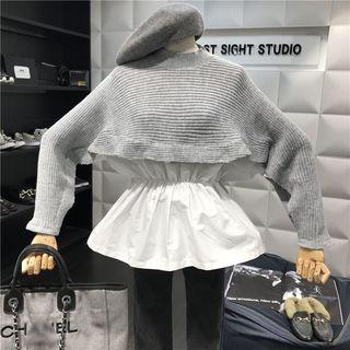 Shirt Panel Sweater