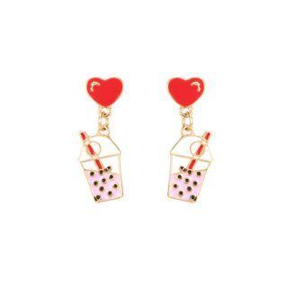 Glaze Bober Tea Dangle Earring