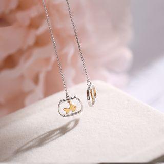 Fish Threader Earring As Shown In Figure - One Size