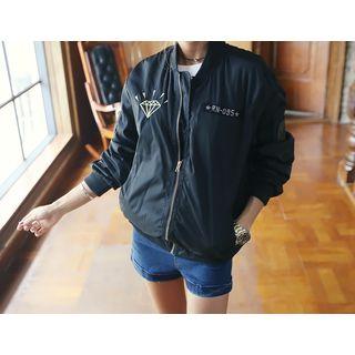 Embroidered Flight Jacket