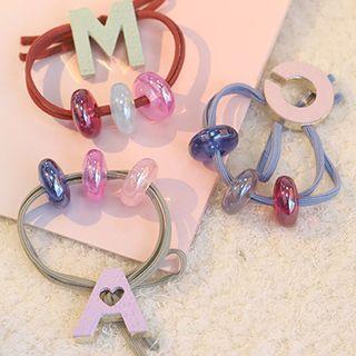 Alphabet & Bead Hair Tie